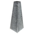 thumbnail image 1 of Metal Flower Trapezoid Vase, 16-inch, 1 of 1
