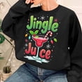 thumbnail image 4 of Chandail à Capuchon Jingle Juice pour Femmes, Décontracté, à Thème de Noël, Col Rond, Manches Longues, Chandail Molletonné, 4 of 4