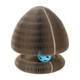 thumbnail image 1 of Interactive Foldable Cat Scratcher Toy Adorable Kitty Curls Cardboard Plaything For Indoor And Durable, 1 of 3