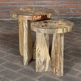 thumbnail image 4 of Uttermost Tables Gigognes en Bois de Tamarin Naturel (Ensemble de 2), 4 of 9
