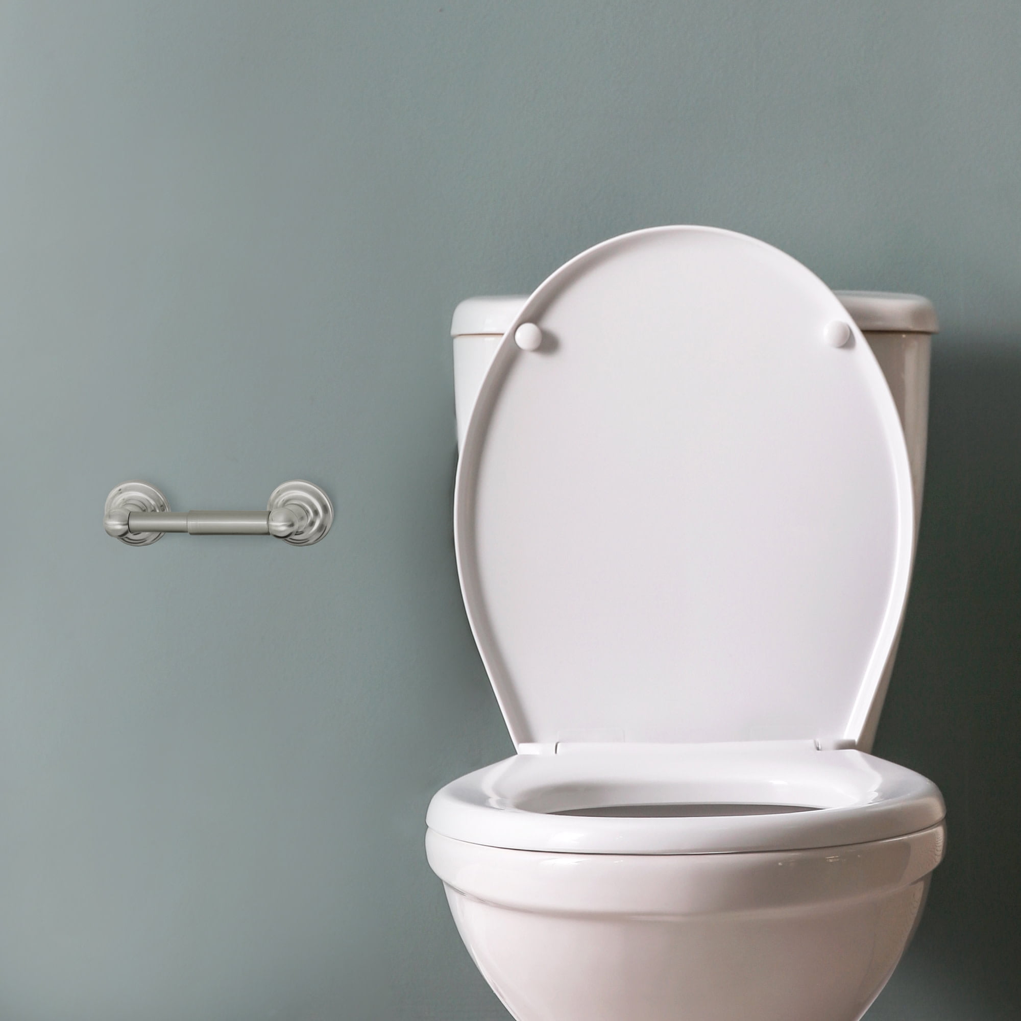Design House Calisto Wall Mounted Toilet Paper Holder, Satin Nickel