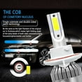 thumbnail image 4 of For Ford F250 F350 F450 2005-2019 LED Headlight Hi/Lo+ Fog Light Bulbs Combo Kit, 4 of 6
