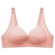 thumbnail image 2 of Gibobby Brasier deportivo para mujer Ropa interior fina de talla grande sin anillo de, colección lateral que no se junta, sujetador de pecho lateral(Rosa,A/36/80), 2 of 3