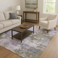 thumbnail image 7 of Addison Rugs Mayfield Premium Machine Washable Transitional Abstract Lavender Rectangle Rug, 3' x 5', 7 of 7