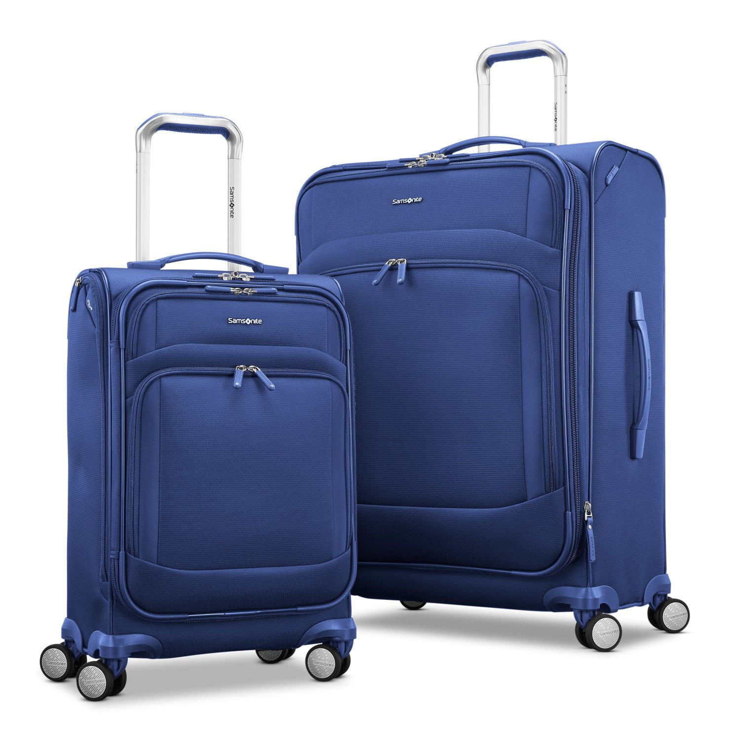 Blue Samsonite Hybrid Luggage Samsonite Xpression 2-Piece Softside