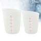 thumbnail image 4 of 2 tazas medidoras de silicona semitransparentes visibles (250 ml y 500 ml), 4 of 8
