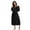 Black, variant on Clearance! Cqxid525 Women Robes Women Hooded Bathrobe Lightweight Soft Plush Long Flannel Sleepwear Hooded Bathrobe Plush Long Robe Shower Spa House Long Robe for Women Black 1PC