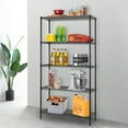 thumbnail image 2 of FDW 5-Tier Wire Shelving Unit, 14"D X 36"W X 72"H, Adjustable Metal Rack, Heavy Duty Steel Shelf for Garage, Kitchen, Pantry, Black, 2 of 7