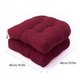 thumbnail image 3 of Coussin en Forme de U pour Sofa, Coussin de Chaise en Rotin, Coussin de Terrasse Extérieur/intérieur 2 Pcs, 3 of 8