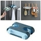 thumbnail image 3 of Soporte para escobas y trapeadores, colgadores para herramientas de limpieza de baño, organizador de almacenamiento Azul, 3 of 9