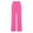 Pink, variant on Patlollav Womens Cropped Pants Summer Beach Pants Crop Wide Leg Pants Loose Yoga Trousers with Pockets