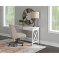 thumbnail image 6 of Linon Davis Solid Wood Single Drawer Laptop Desk, 30" Tall, Antique White Finish, 6 of 25