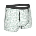 thumbnail image 4 of Uemuo Leaf Print Pattern Men's Boxer Briefs,Trunk Anti-Chafing,Comfortable, Durable, and Stylish Underwear-XX-Large, 4 of 9