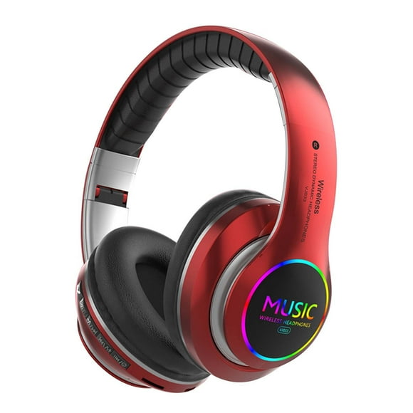 Pisexur Electronics - Auriculares plegables con subwoofer Bluetooth 5.0 para hombre, con micrófono integrado, llamadas inalámbricas, estéreo, cancelación de ruido, auriculares supraaurales suaves, or