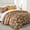 Caramel, variant on Ameha Luxury Velvet Quilt Floral Diamond Pattern 3-Piece Set Ultrasonic Embossed Bedding Set Ultra Soft Reversible Bedspread Queen Size Black