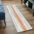 thumbnail image 4 of Abstract Sunset Runner Rugs 2x6 ft Orange Blue Gradient Oil Painting Modern Art Washable Hallway Rugs Non-Slip Floor Mats Absorbent Carpet Bedside Runners for Bedroom Kitchen Bathroom Laundry Room, 4 of 9