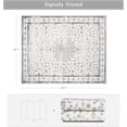 thumbnail image 2 of Washable Rugs 8x10 Area Rugs for Living Room,Modern Abstract Rugs for Bedroom,Large Carpets,Ultra Soft Faux Wool Retro Dining Room Rug,Non Slip&Non-Shedding Low Pile Print Rug- Gray-white, 2 of 7