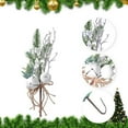 thumbnail image 5 of Christmas Pine Cones Picks Artificial Berries Sprays Branches Faux Greenery Floral Stems Snowy Berry Picks Holly Pine Needles for Xmas Tree Wreath Garland Craft Decor 10 Inch, 5 of 6