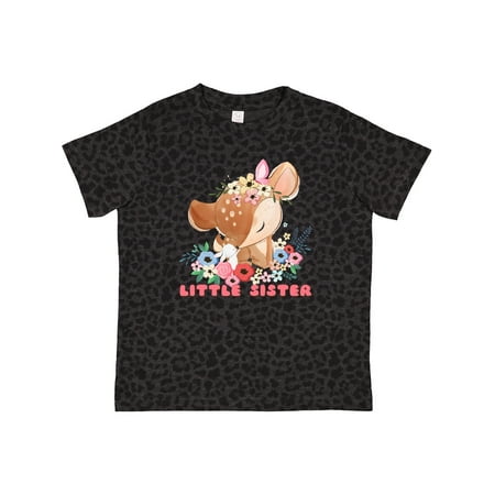 

Inktastic Little Sister Deer Gift Toddler Toddler Girl T-Shirt