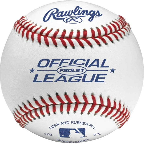 Rawlings FSOLB1 Flat Seam Composite Cork/Rubber Center Baseballs