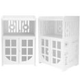 thumbnail image 4 of Estante de almacenamiento para baño, estante de esquina de pie multifunción, gabinete de piso, estante de esquina de pie, funcionamiento suave, 4 of 9