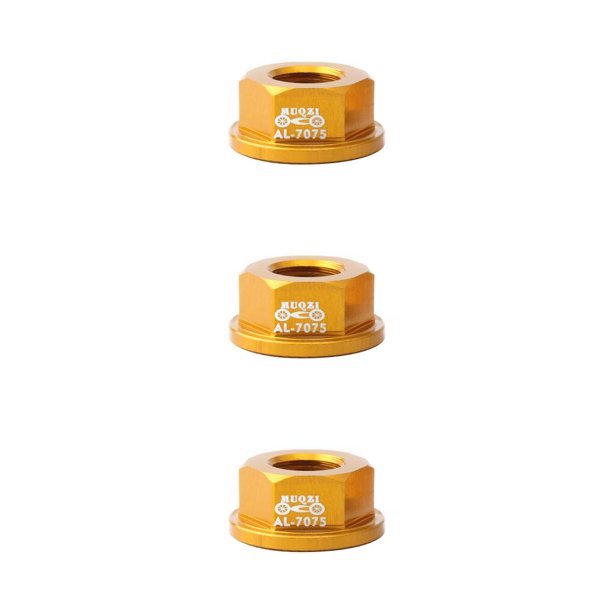 Greeniant Bloqueo de bicicletas Rueda trasera delantera M8 Tuerca de cubo Aleación de aluminio Tuercas portátiles Reparación Accesorio Hogar Profesional Type1 NO1 Greeniant CBP489475
