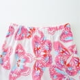 thumbnail image 2 of ATAIKU 2-7Y Little Girls 2-Piece Summer Pajamas 100% Cotton Short Pjs Set Kids Sleepwear - Butterfly, 2 of 8