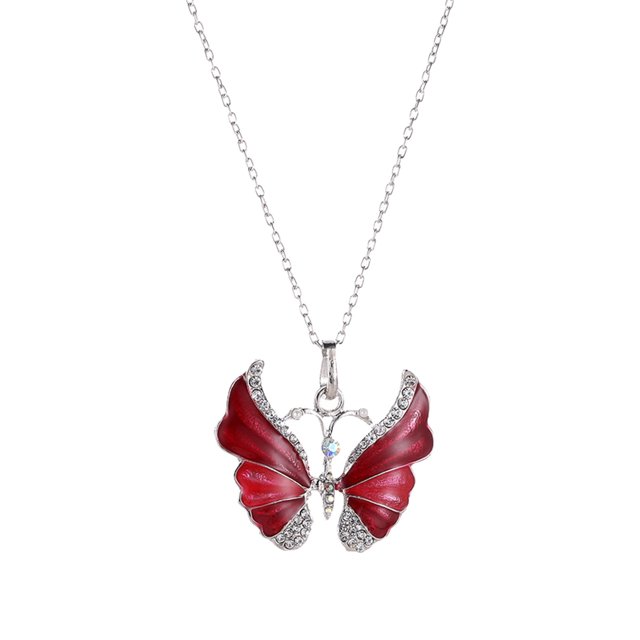 Daisyyozoid Wholesale Sweater Chain Wild European And American Butterfly Creative Necklace Pendant