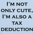 thumbnail image 2 of CafePress - Cute Tax Deduction Body Suit - Baby Light Bodysuit, Size Newborn - 24 Months, 2 of 4