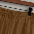 thumbnail image 6 of JUUYY Men's 2 Piece Set Pleated Texture Button Down Short Sleeve Collar Shirt Relaxed Fit Elastic Waist Long Pants Vacation Outfit Coffee M, 6 of 8