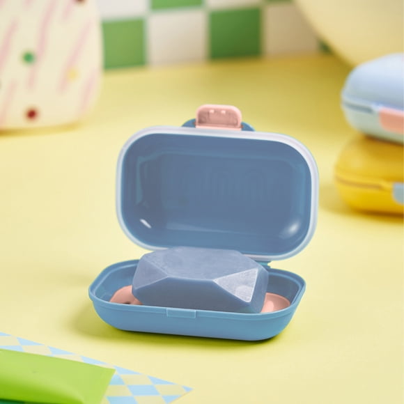 TopLLC Travel Soap Case Leakproof Soap Container With Lid Portable Bar Soap For Traveling Transparently Soap Dishes For Bathroom Shower Gym School Campin Leakproof Soap Container