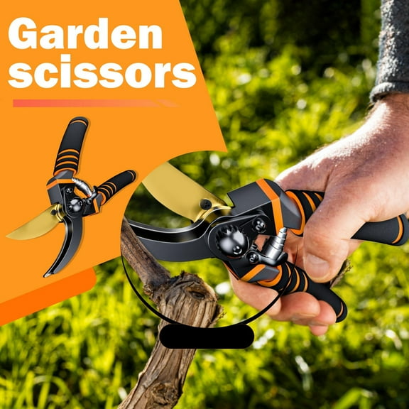 Yard Work Tools Garden Tools for Weeding Pruning Shears For Gardening,Bypass Pruner Hand Shears Heavy Duty, Garden Clippers,8 Inch Garden Hand Pruners With Foam Grip Handles