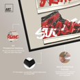thumbnail image 4 of Hustle Grind Success Sneakers Canvas Trendy Sneaker Art by Art Remedy, Black Frame, 24" x 30", 4 of 7