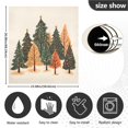 thumbnail image 5 of Yayeee Magnetic Dishwasher Cover for The Front Decoration Home Kitchen Machine Sticker Protector, Brown Christmas Trees, 5 of 6