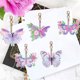 thumbnail image 3 of Llaveros artísticos con diamantes DIY mariposa 10 Uds, 3 of 4