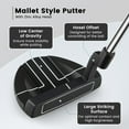 thumbnail image 5 of Spaco Golf Putter with Headcover 35 Inches Mallet Style Putter Right Handed, Golf Chipper, Pitching & Chipping Wedge for Men and Women, Right-Handed Golf Chipping Club w/ 36 Degree Loft, 5 of 7