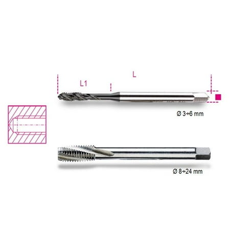 

Beta Tools USA 004280108 428FC 8-Machine Taps For Blind Holes