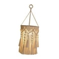 thumbnail image 3 of Pantalla de lámpara de macramé Fernando decoración colgante bohemio Con borlas altura 70cm, 3 of 8