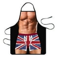 thumbnail image 1 of Sylvamorning Creative Apron Cartoon Character Print Sexy Cooking Accessory, 1 of 2