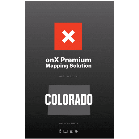 Colorado Hunting Maps: onX Hunt Chip for Garmin GPS - Public & Private Land Ownership - Game Management Units - Includes Premium Membership for onX Hunting App for iPhone, Android &
