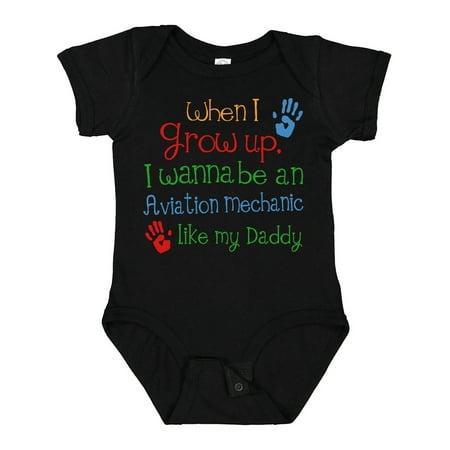 

Inktastic Aviation Mechanic Like Daddy Gift Baby Boy or Baby Girl Bodysuit