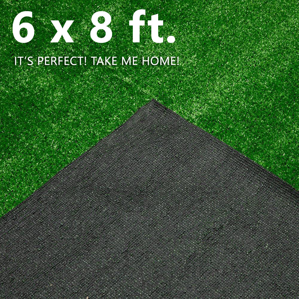 AllGreen 6 ft. x 8 ft. Indoor/Outdoor Artificial Turf photo 2