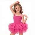 thumbnail image 2 of XXWXYD Little Girls Ballet Dress Backless Sleeveless Tutu Leotard Ballerina Outfit Toddler Dance Performance Recital Dress Party Sparkly Twirl Dress, 2 of 5