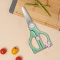 thumbnail image 5 of Kedshhgu Baby Food Scissors with Protective Cover, Food Grade Stainless Steel Material Food Supplement Scissors Portable for Babies & Toddlers Feeding, 5 of 6
