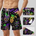 thumbnail image 5 of Vetsdori Mens Beach Shorts Dry Fit Short Pants Summer Pocket Elastic Waist Swim Trunks,Ropa Breathable Shorts for Men Casual,Size S, 5 of 5