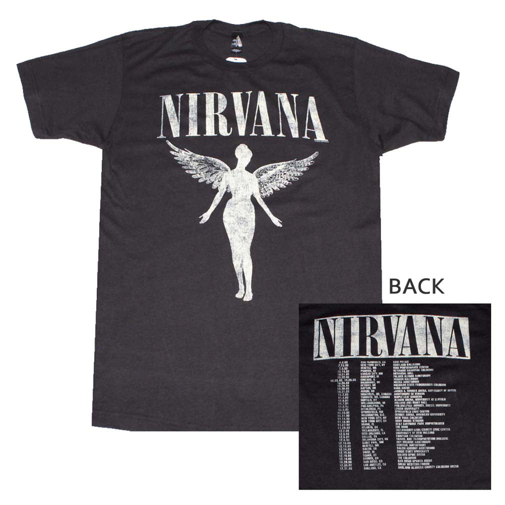 Emuler boksning leksikon Nirvana In Utero Tour T-Shirt - Walmart.com