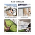 thumbnail image 7 of 4th of July RV Awning Sun Shade Screen 9'X7' Western Star Teal Mesh Sunscreen Rustic Wood Grain Awning Shade Screen with Zipper UV Blocker Completed Kits for RV Motorhome Camper Travel, 7 of 7