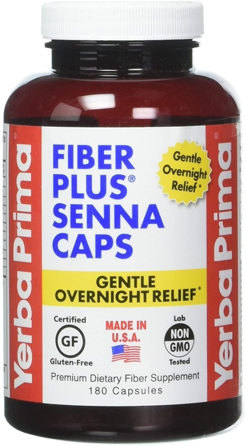 Yerba Prima Fiber Plus Caps - 625 mg - 180 Capsules