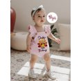 thumbnail image 5 of BemeyourBBs Baby Girls Thanksgiving Romper Embroidery Jumpsuits Headband, 5 of 9