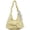 Yellow, variant on Hsqqdc Bowknot Design Crossbody Underarm Bag, Sweet Pleated Shoulder Shopping Handbag